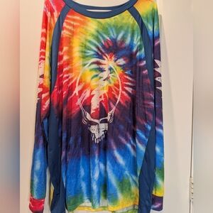 Grateful Dead x Section 119 XXL Tie Dye Steal Your Face Long Sleeve NWOT